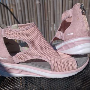 JSport by Jambu Women's Nadine Knit Sport Sandal